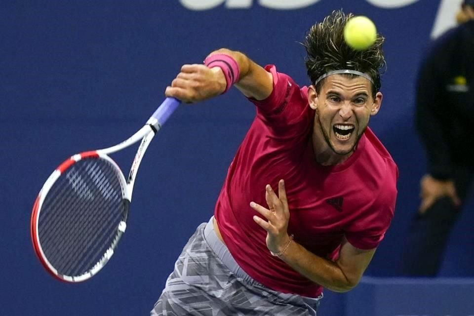 Dominic Thiem durante el Abierto de Estados Unidos del 2020.