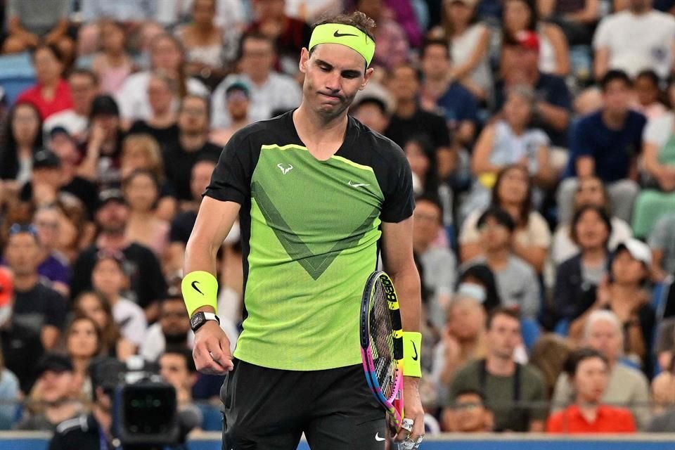 Rafael Nadal perdió en su primer partido de la nueva campaña.