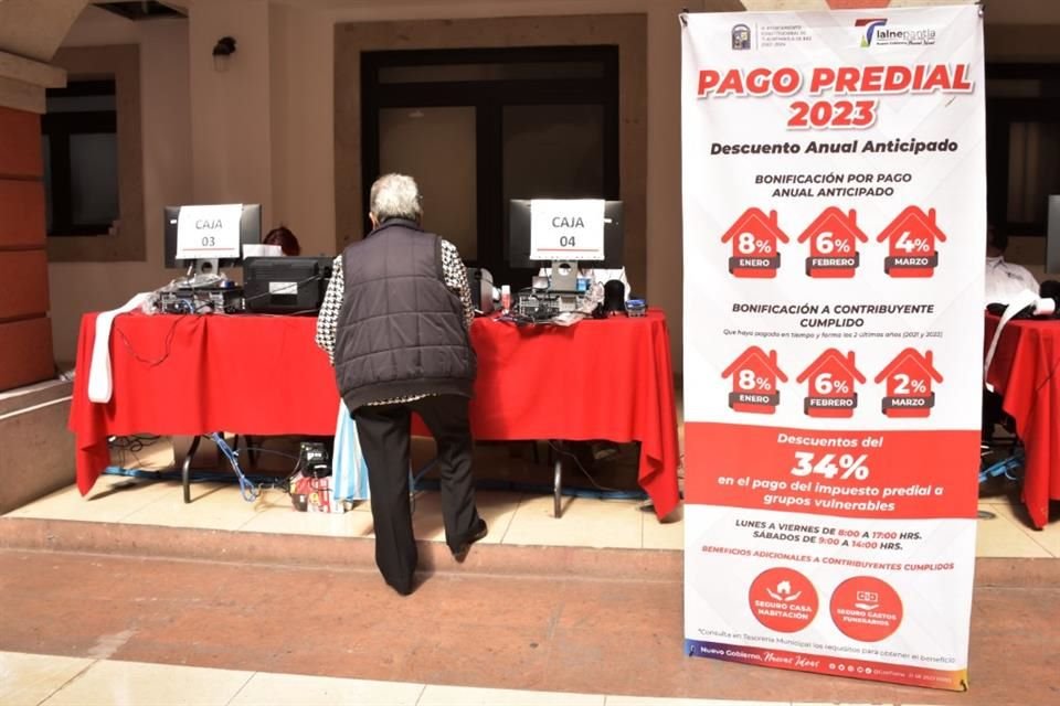 Aplica Tlalnepantla descuentos en pago de predial y agua