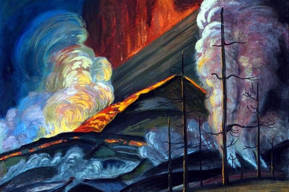 Sobre el surgimiento del Volcán Paricutín en 1943, son célebres los registros del pintor Gerardo Murillo, el Dr. Atl.