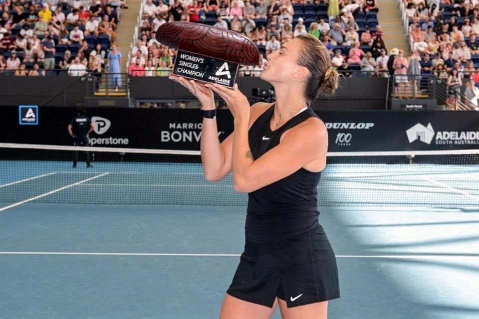 Sabalenka llegará en buen momento al Australian Open.