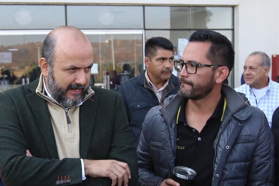 Ricardo Villanueva Lomelí, Rector general de la Universidad de Guadalajara en los juzgados de Puente Grande donde se realiza audiencia de los estudiantes detenidos.