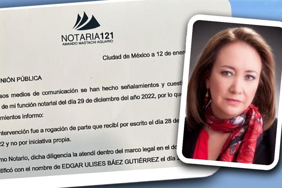 El notario Amado Mastachi Aguario, desmintió a la Ministra Yasmín Esquivel y se deslindó de haber certificado que Édgar Báez fue quien plagió la tesis.