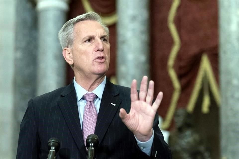 Kevin McCarthy, presidente de la Cámara de Representantes, dijo que no era necesario someter a la nación a algún tipo de amenaza en el último minuto con el techo de la deuda.