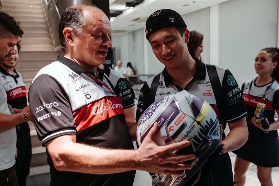 Guanyu Zhou busca seguir creciendo en la F1.