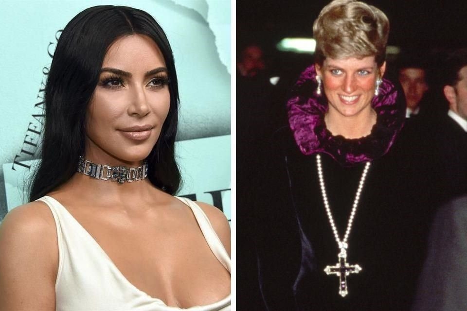 Una joya que fue propiedad de la Princesa Diana fue adquirida por Kim Kardashian en subasta, por la cual pagó 197 mil 453 dólares.
