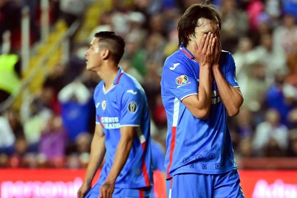 Cruz Azul suma dos derrotas consecutivas.