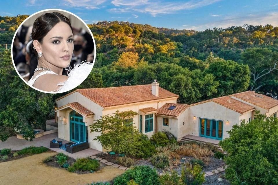 Eiza González ahora es propietaria de una mansión en Ojai, California, valuada en 4 millones de dólares.