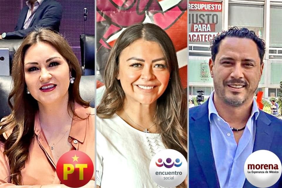 Geovanna Bañuelos, Sasil de León y Raúl Paz Alonso.