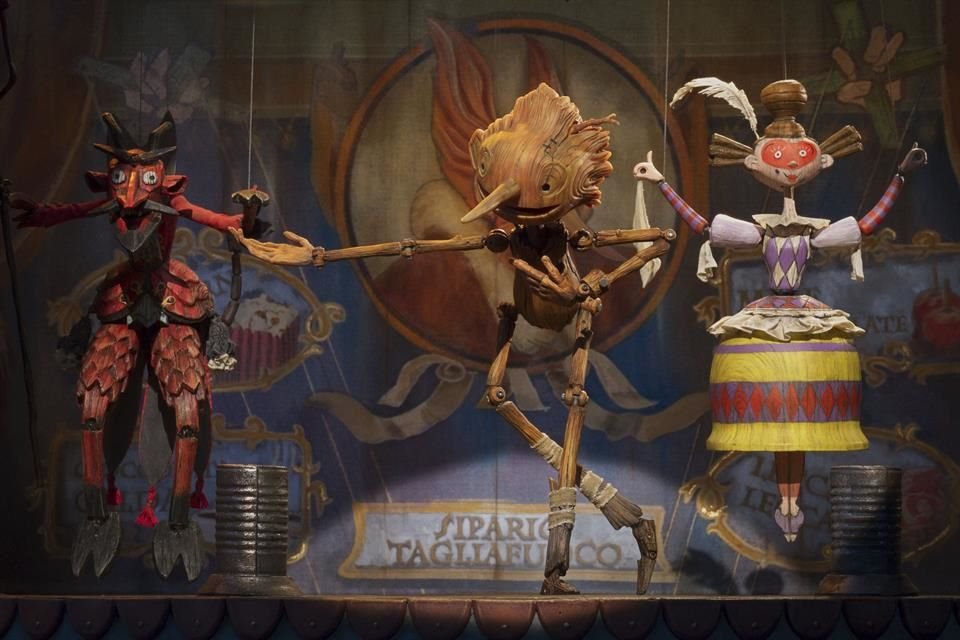 La cinta stop-motion, 'Pinocho' de Guillermo del Toro, buscará la estatuilla a Mejor Película Animada en la entrega 95 de los Óscar.