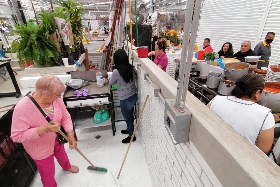 El incendio en el Mercado de San Cosme ocurrió, el 22 de diciembre de 2019.