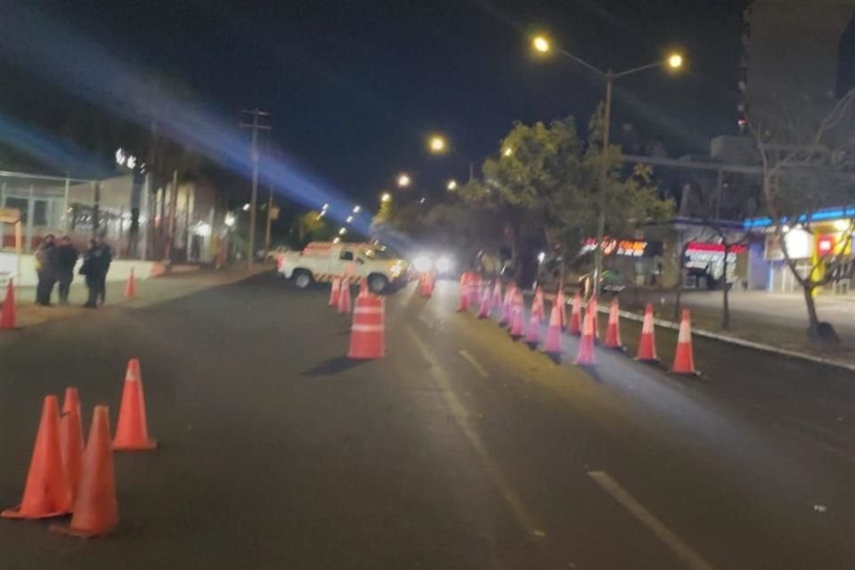 Los hechos ocurrieron en el retén nstalado en la Avenida Mariano Otero, cerca de la Avenida Chapultepec en la Glorieta Niños Héroes.