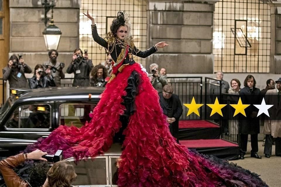 'Cruella' es una historia en la que brilla no sólo el cuadro actoral, sino la historia, la banda sonora y el sentido de la moda.