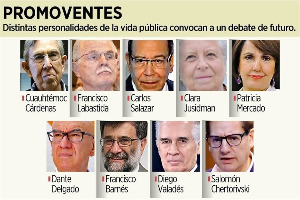 Distintas personalidades de la vida pública convocan a un debate de futuro.