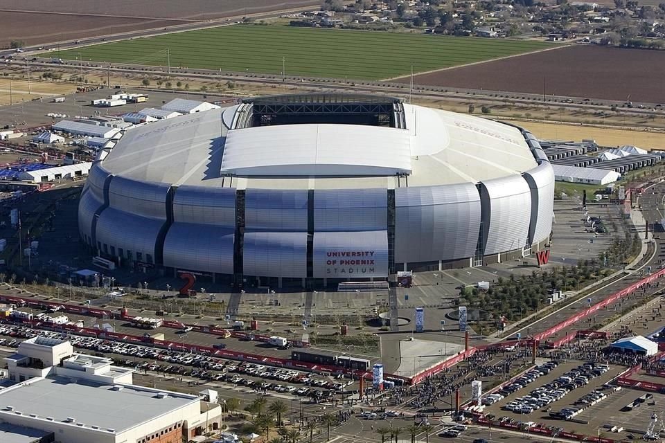 El Estadio de los Cardinals, en Arizona, será el escenario en donde se dispute el Super Bowl LVII.