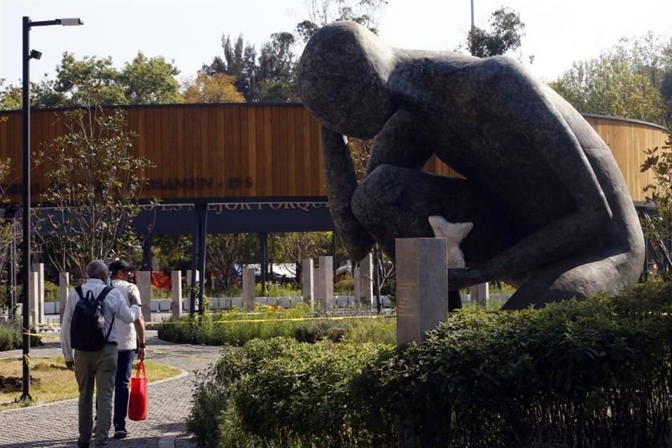 El Memorial Colegio Rébsamen 19S, ubicado en la Alameda Sur, será finalmente inaugurado el 2 de febrero.