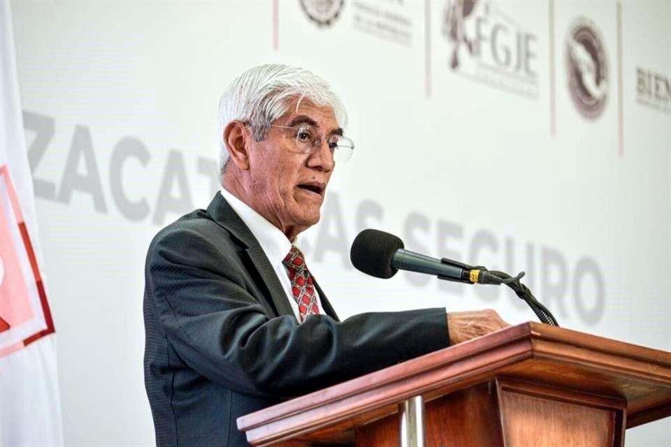 Secretario de Seguridad Pública de Zacatecas, Adolfo Marín Marín.