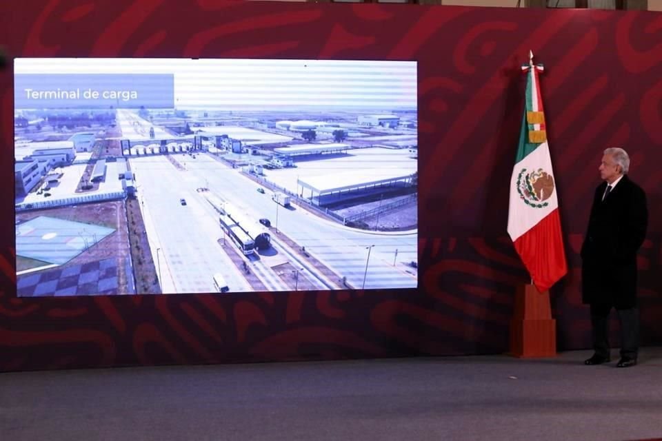 El Gobierno presentó las capacidades de carga del AIFA.