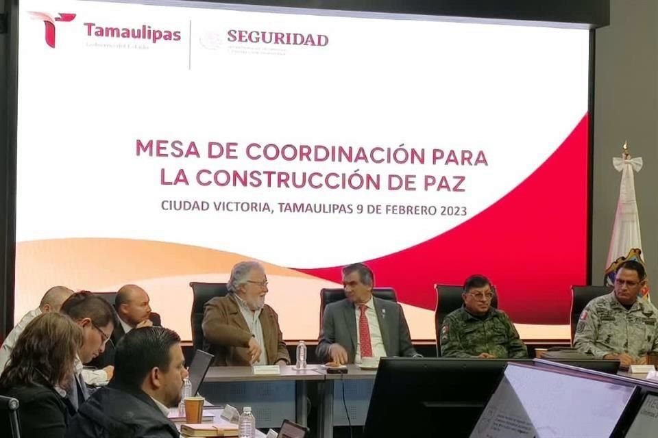 El Gobernador Amrico Villarreal presidi la mesa de seguridad donde particip el subsecretario de Derechos Humanos.