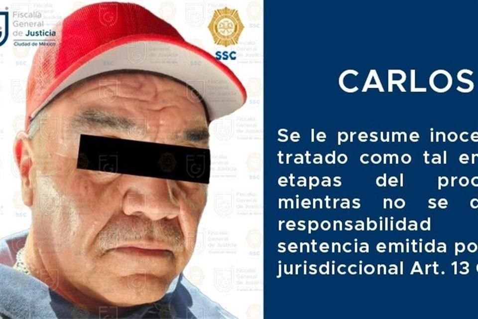 El sujeto fue detenido en las Lomas de Chapultepec.