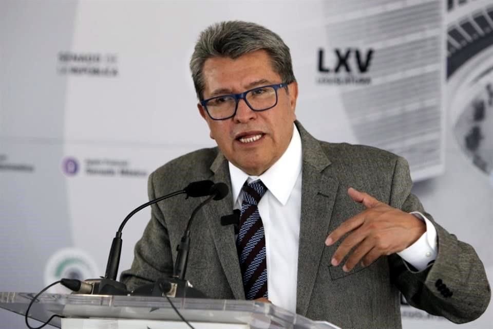 Ricardo Monreal, coordinador de los senadores de Morena.