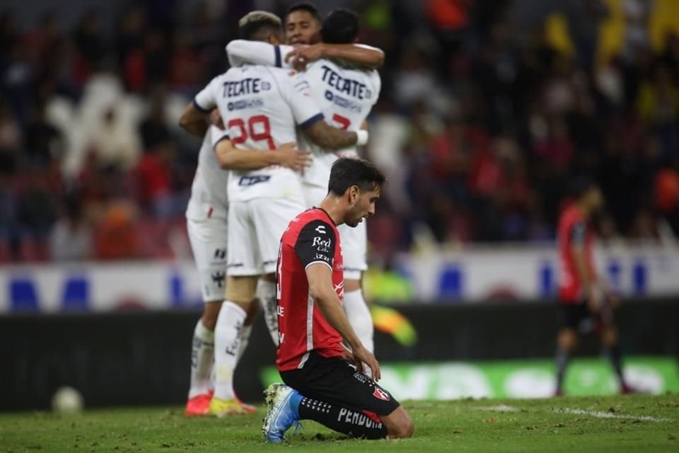 El Atlas es décimo lugar de la tabla general con 7 puntos, mientras que los Rayados escalaron a la cima con 15 unidades.