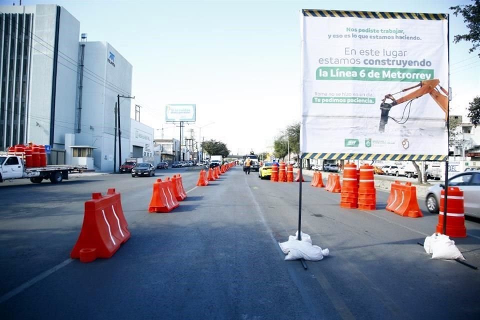 El Estado inició los trabajos de la Línea 6 del Metro.