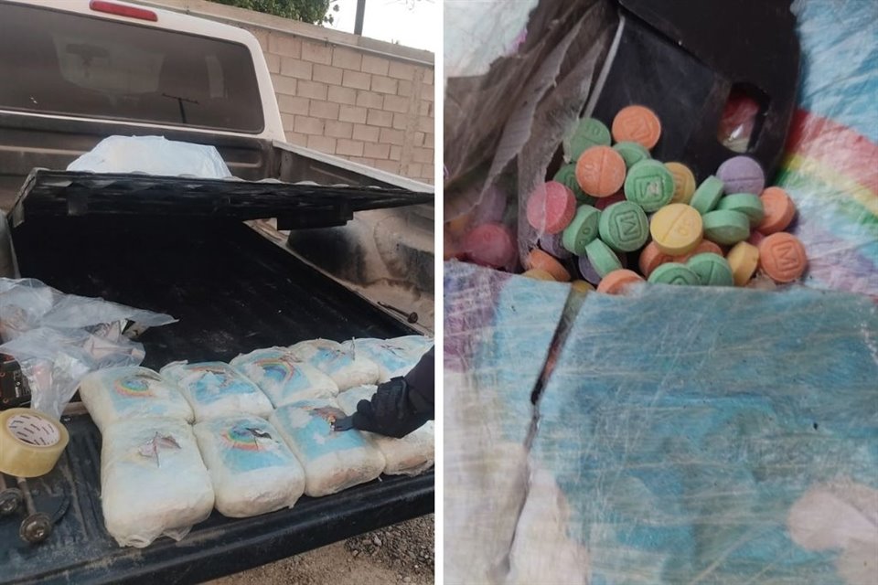 Policía Federal Ministerial aseguró 149 mil pastillas de fentanilo a dos personas, que fueron vinculadas a proceso por tráfico de droga, en Sonora.