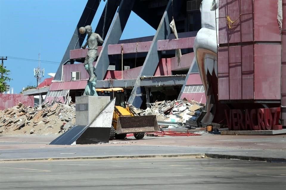 El estadio se encuentra en ruinas, después de que el equipo Tiburones Rojos fue desafiliado de la Federación Mexicana de Futbol en 2019.