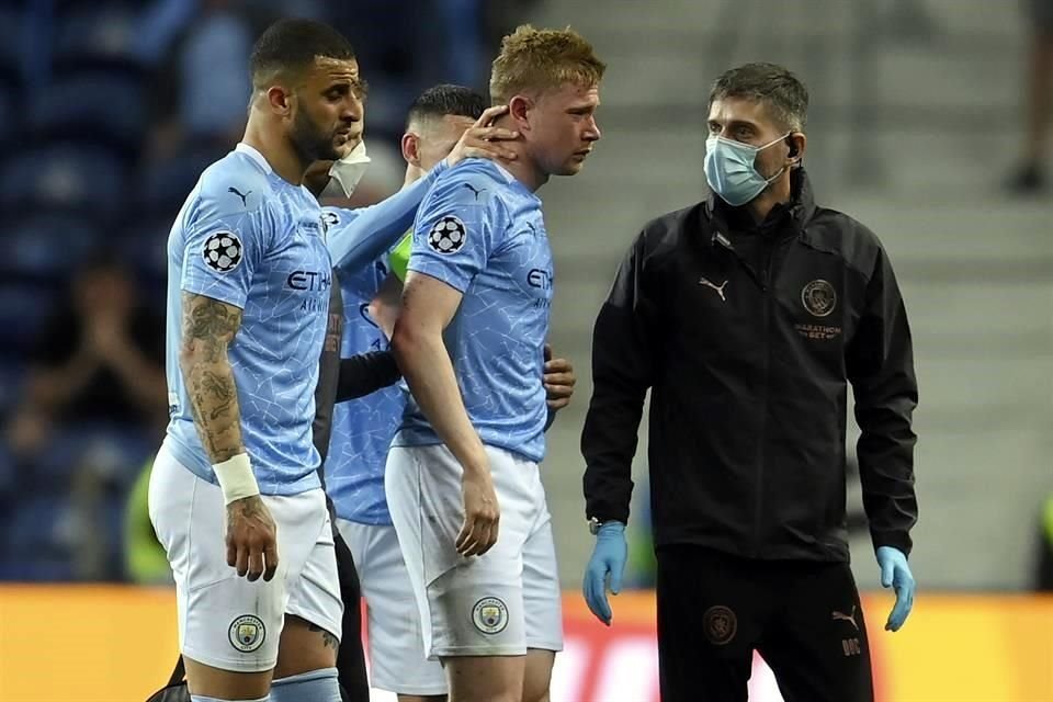 Kevin De Bruyne también se mostró apenado con la afición del City, tras haber perdido la Final ante el Chelsea.