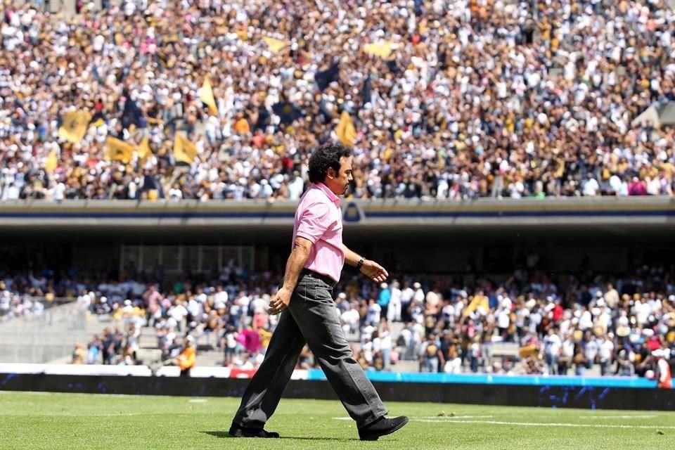 Hugo Sánchez fue bicampeón con Pumas.