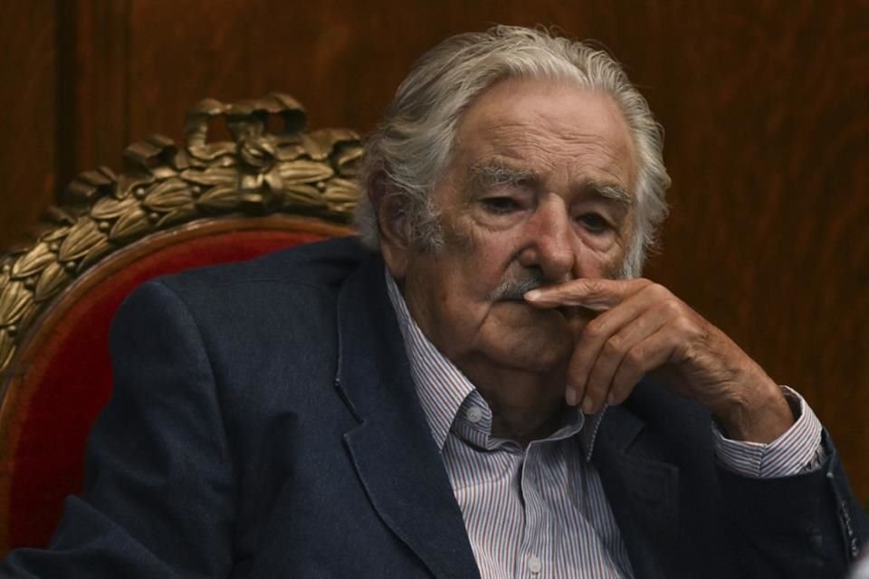 José Mujica durante una ceremonia en Montevideo.