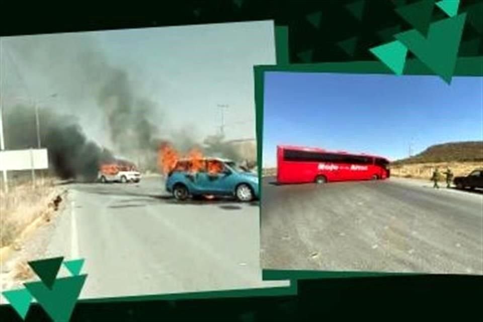 Fresnillo, en Zacatecas, registra varios narcobloqueos este domingo en sus salidas carreteras hacia otros municipios.