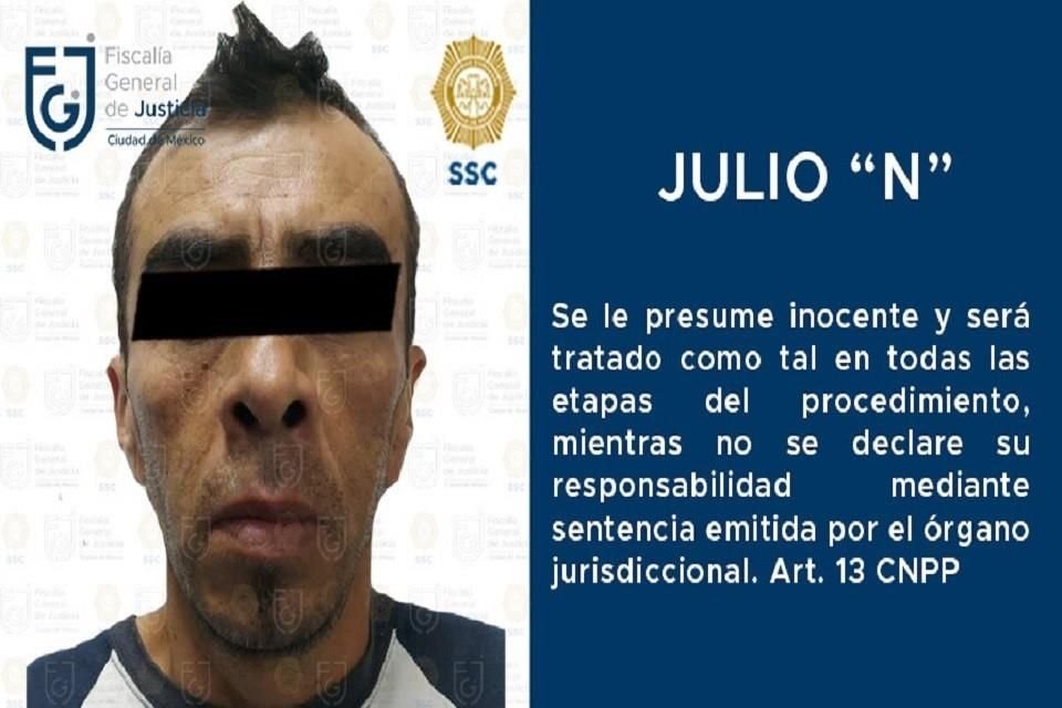 Julio 'N', el taxista detenido por la muerte de Rosa Itzel, de 12 años, fue vinculado a proceso por el delito de homicidio calificado; seguirá en el Reclusorio Oriente.