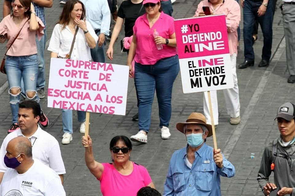 Los ciudadanos exigieron a la Corte ser escuchados.