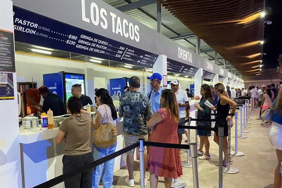 La comida presente en el Abierto Mexicano de Tenis.