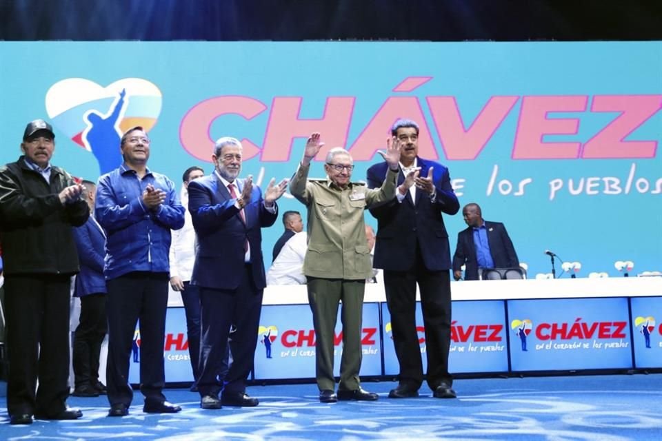 Nicolas Maduro, Daniel Ortega, Luis Arce, Ralph Everard Gonsalves y Raul Castro conmemoraron los 10 años de la muerte de Hugo Chávez.