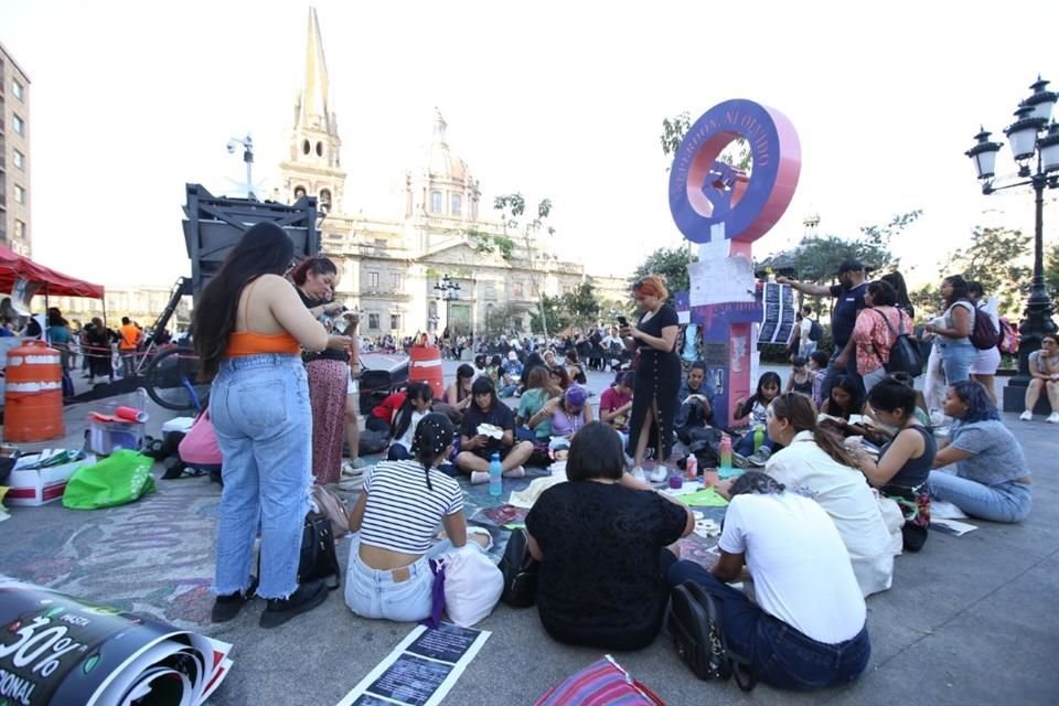 Se realizaron talleres y afinaron detalles para la marcha que llevarán a cabo el 8 de marzo.