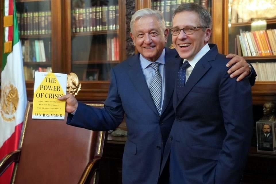 El politólogo Ian Bremmer se reunió con el Presidente López Obrador.