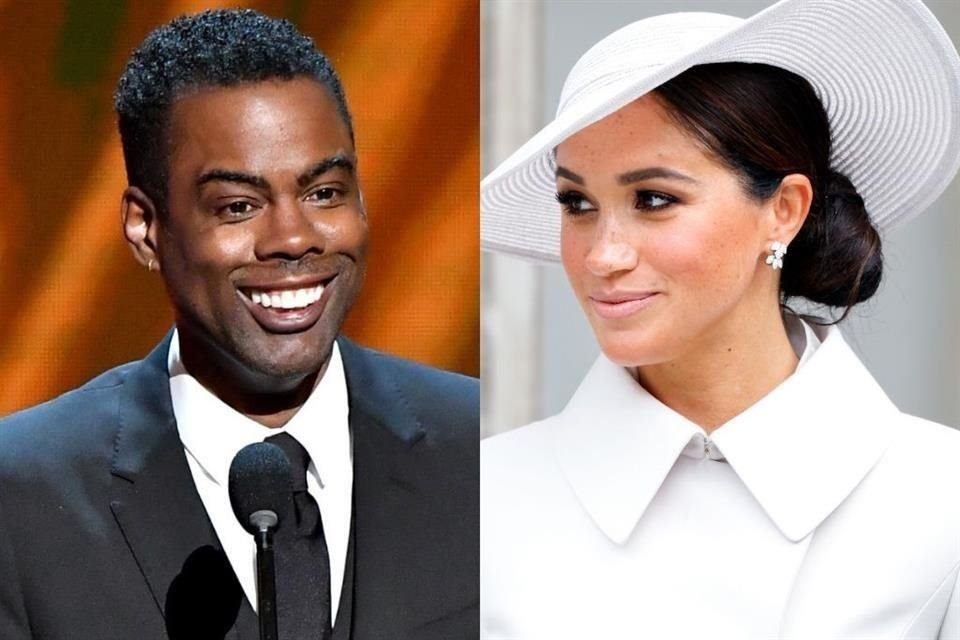 En su nuevo especial de comedia, donde ataca a Will Smith, Chris Rock también aprovecha para burlarse de Meghan Markle.