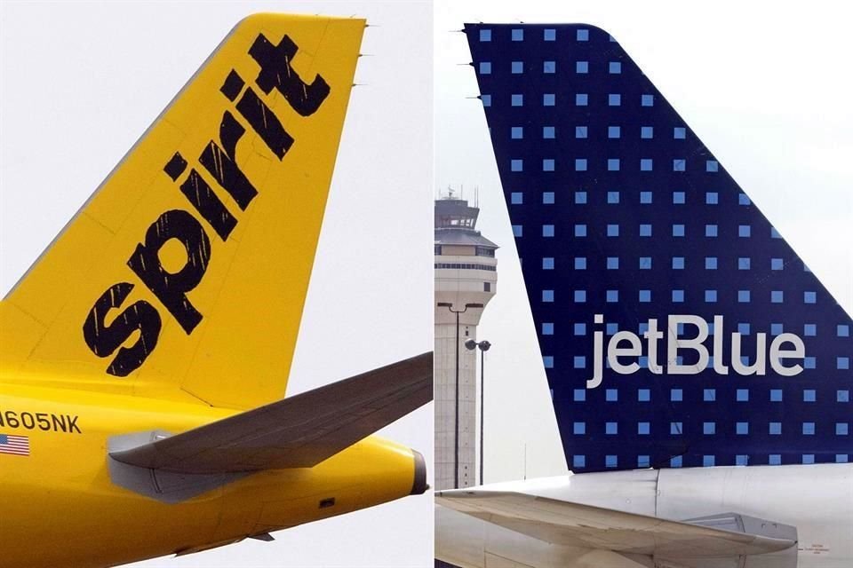 El Departamento de Justicia dijo que la vinculación perjudicaría especialmente a los viajeros que dependen de Spirit para encontrar opciones más baratas que las que pueden encontrar en JetBlue y otras aerolíneas.