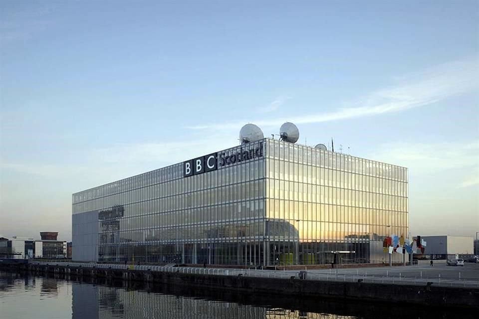 Escocia, Reino Unido. Instalaciones de la BBC, el sistema público de radio y televisión del Reino Unido.