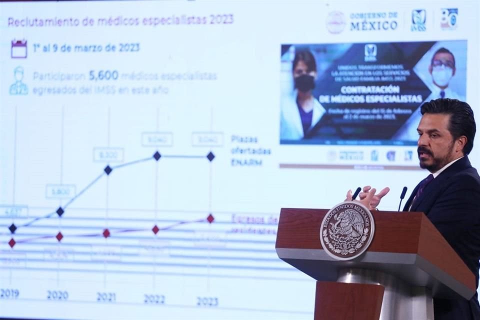 Zoé Robledo, titular del IMSS.