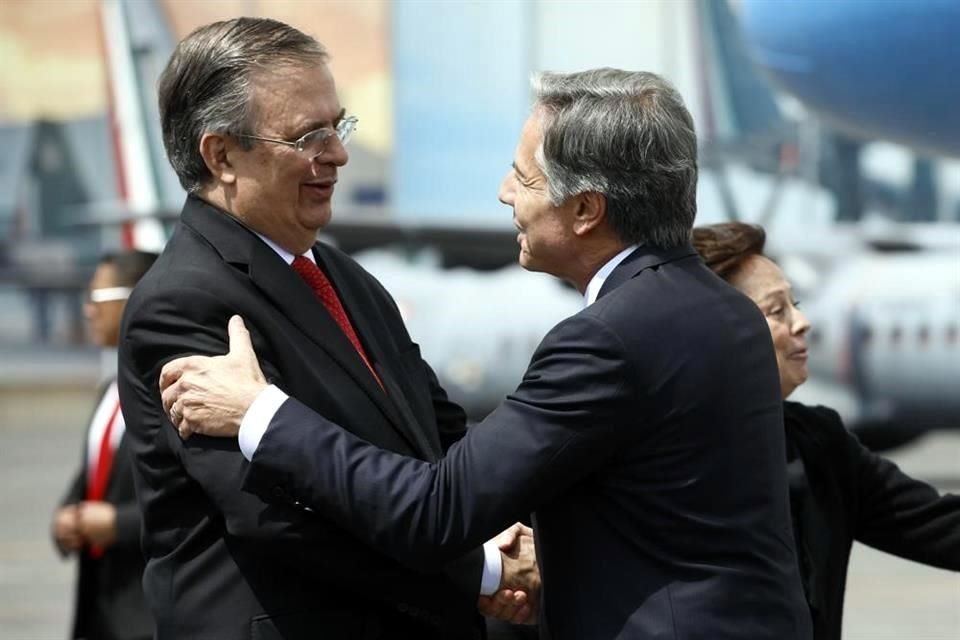 El Secretario de Estado de EU,Anthony Blinken, y el Canciller Marcelo Ebrard abordaron el ataque a estadounidenses en Matamoros y la lucha contra el fentanilo. (Foto archivo)