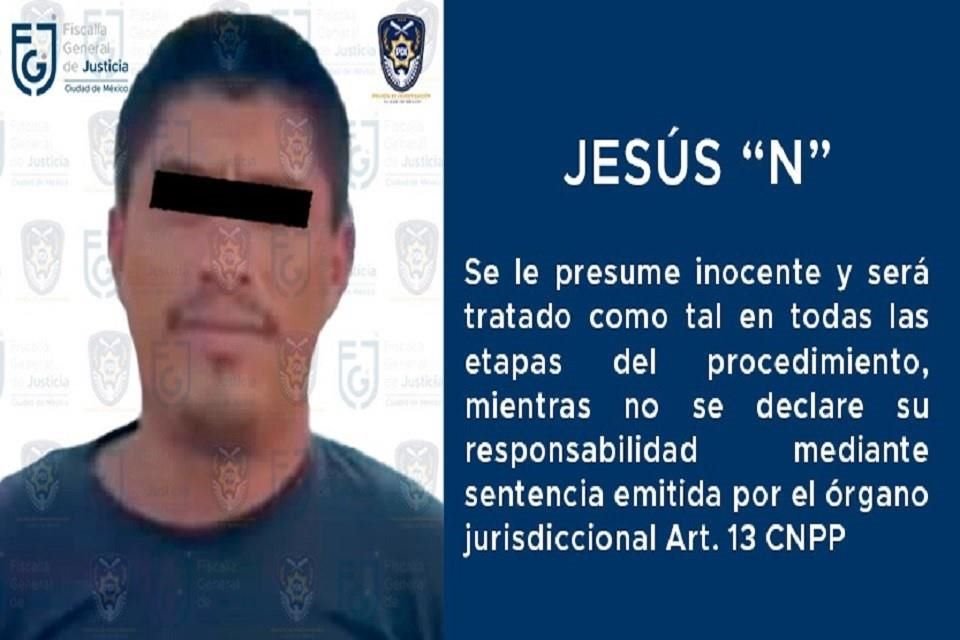 FGJ cumplimentó orden de aprehensión, en Puebla, en contra de Jesús 'N', alias 'La Pájara', por su probable participación en feminicidio registrado en julio de 2022 en Iztacalco.