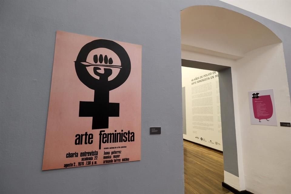 La exposición '40 años de Polvo de Gallina Negra. Arte feminista en México' estará hasta el 30 de julio.