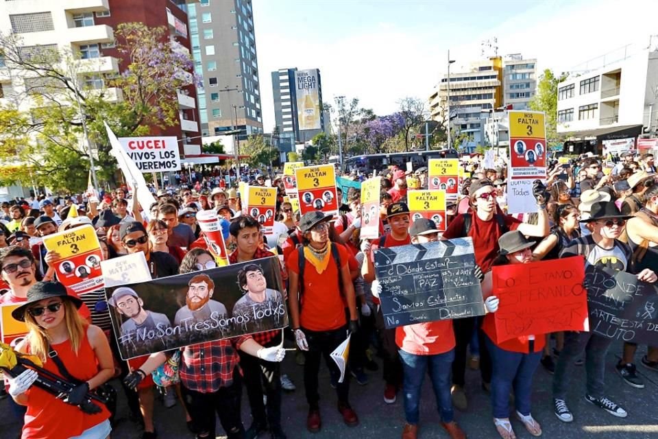 Javier Salomón, Jesús Daniel y Marco Francisco fueron desaparecidos y asesinados en 2018.