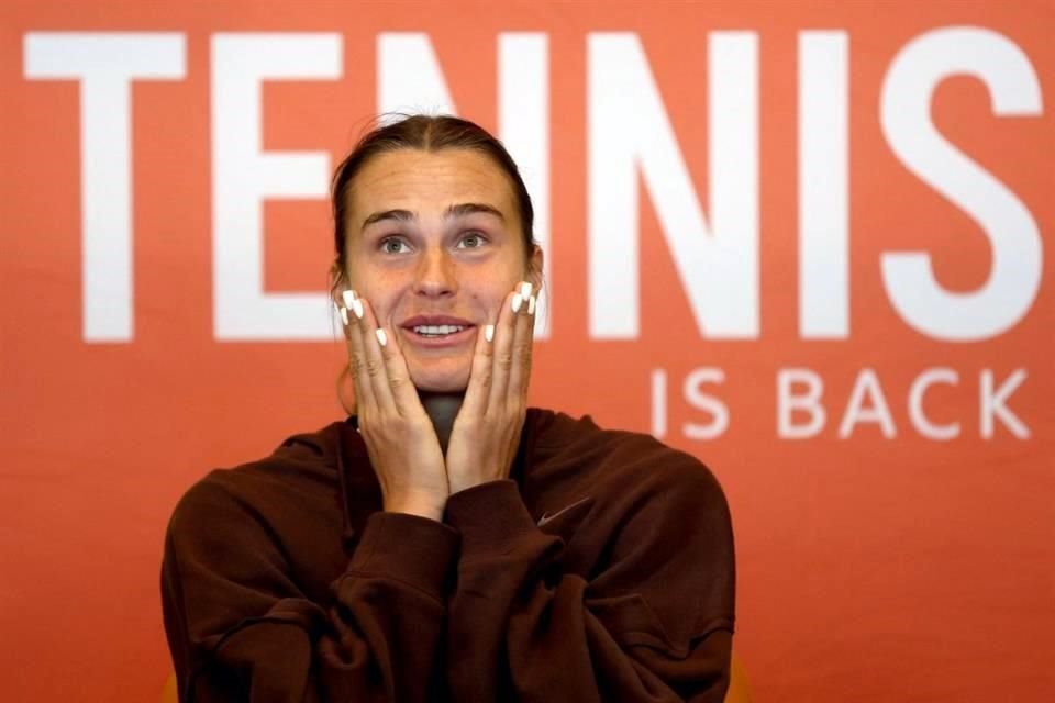 Aryna Sabalenka espera que le ambiente mejore.