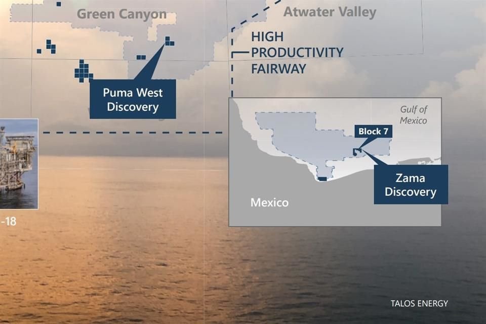 El megayacimiento Zama fue descubierto en el Bloque 7 de las rondas petroleras en 2017.