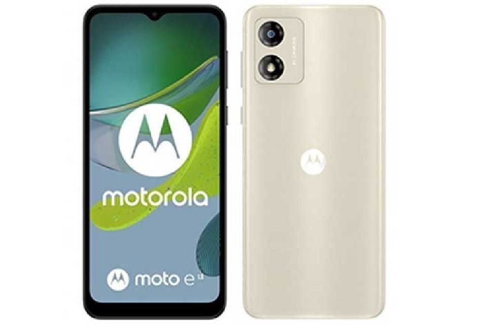 Así luce el color blanco del Moto e13 que está disponible en México.